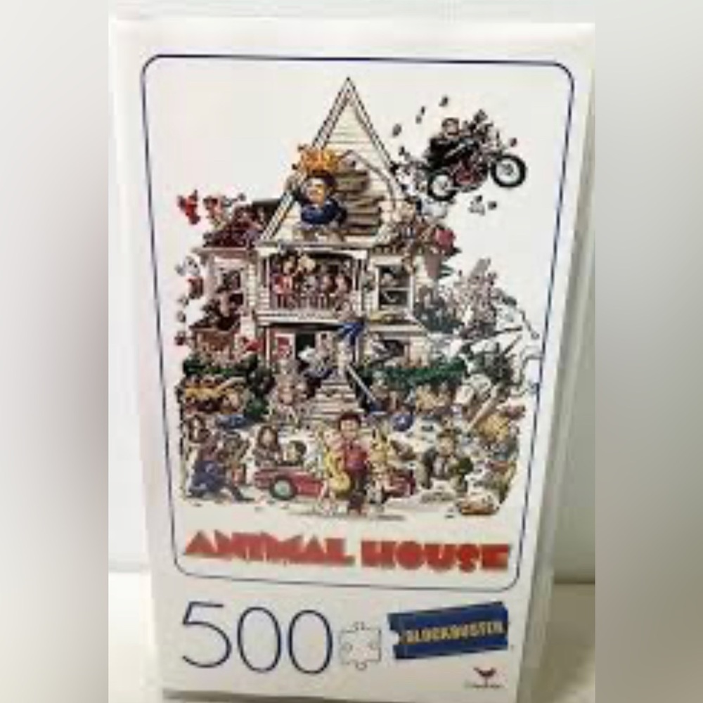 ANIMAL HOUSE MOVIE POSTER 300 PIECE PUZZLE Blockbuster Retro Cardinal Brand.